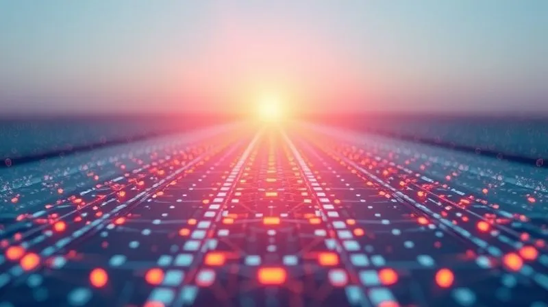 A photorealistic, professional photography, 8K image of a clear, futuristic pathway stretching towards a glowing horizon, made of interconnected digital circuits and data points. The path symbolizes a secure and compliant future, with soft, optimistic cinematic lighting. Sharp focus on the path ahead, depth of field blurring abstract financial symbols in the distance. Shot on a high-end DSLR, evoking a sense of progress, security, and innovation.
