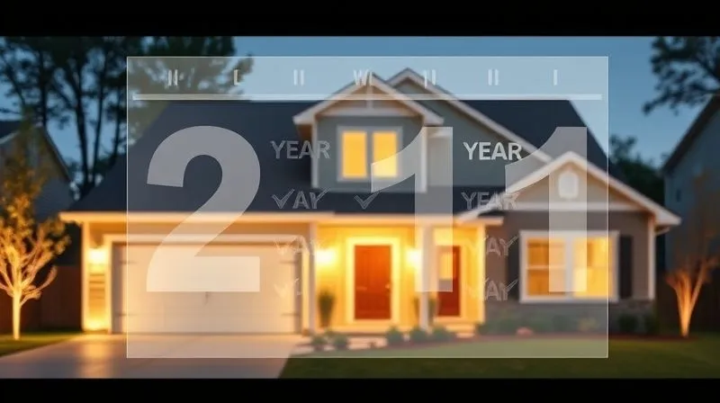 A photorealistic, professional photography, 8K, cinematic lighting, sharp focus, depth of field, shot on a high-end DSLR of a modern, well-maintained home with a transparent overlay of a calendar marking out a '2-year period' with checkmarks, symbolizing the Section 121 residency rule. The image evokes a sense of strategic planning and compliance, with a warm, inviting glow on the home.