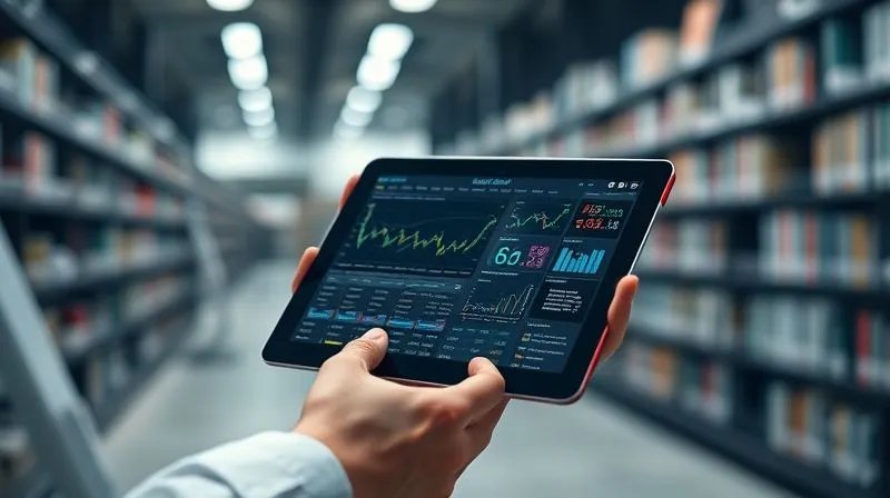 A photorealistic, professional photography, 8K, cinematic lighting, sharp focus, depth of field, shot on a high-end DSLR. A person's hands holding a tablet displaying complex financial charts and news feeds, with a blurred background of a modern library or research facility, symbolizing continuous learning and adaptation in the financial technology sector. The lighting is bright and analytical, conveying a sense of intellectual engagement.