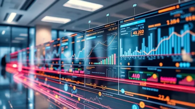 A photorealistic, professional photography image of a complex financial reporting process being streamlined by glowing digital lines and automated workflows, leading to a perfectly structured digital report. The background shows a futuristic, clean office environment. 8K, cinematic lighting, sharp focus, depth of field, shot on a high-end DSLR.