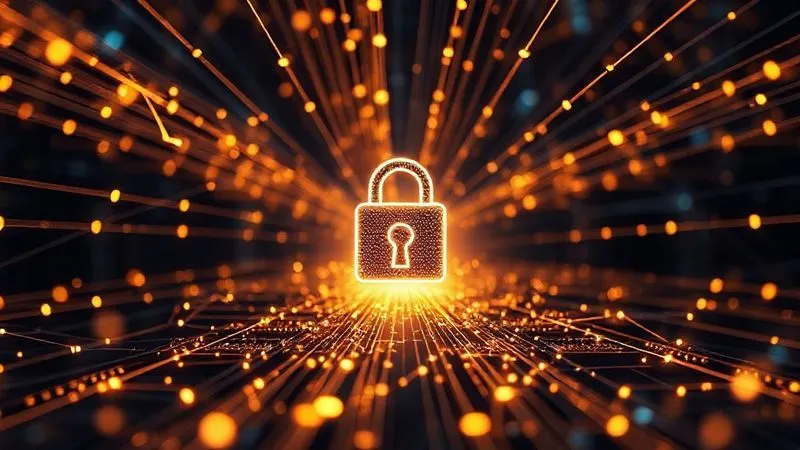 A photorealistic, professional photography, 8K, cinematic lighting, sharp focus, depth of field, shot on a high-end DSLR, depicting a complex network of glowing digital lines representing blockchain transactions, converging into a central, secure lock icon, symbolizing robust AML/CFT compliance and transaction monitoring in the NFT space.