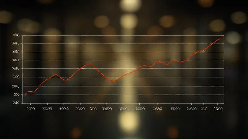 A photorealistic line graph showing two distinct investment return sequences over 10 years, one starting with sharp declines and the other with steady gains, both ending at the same average return. The graph highlights how early losses drastically reduce the portfolio value when withdrawals are ongoing. Professional photography, 8K, cinematic lighting, sharp focus on the graph lines, depth of field blurring the background, shot on a high-end DSLR, emotionally resonant.