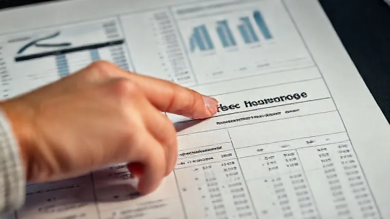 photorealistic, professional photography, 8K, cinematic lighting, sharp focus, depth of field, shot on a high-end DSLR. A detailed, clean financial ledger or spreadsheet, with complex figures and charts, showing calculated risk and self-insurance concepts. A hand is pointing to a section labeled 'Captive Insurance' or 'Risk Retention Group', emphasizing strategic financial planning.