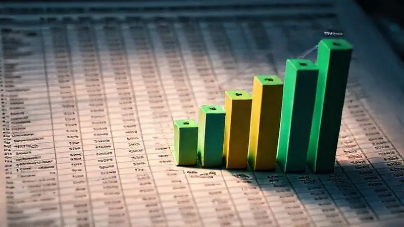 Photorealistic image depicting a complex financial spreadsheet transforming into a visually clear, segmented bar chart, with each segment labeled with specific, detailed budget categories like "Digital Advertising" and "Software Subscriptions." Cinematic lighting highlights the clarity of the new breakdown, sharp focus, depth of field. Professional photography, 8K hyper-detailed, shot on a high-end DSLR.