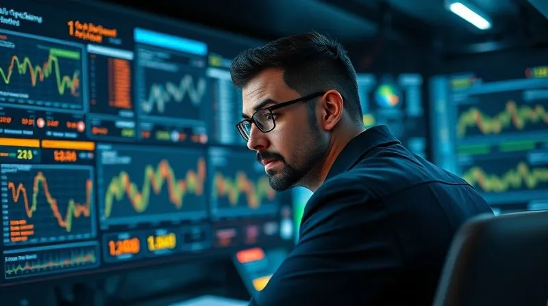 A photorealistic, professional photography, 8K, cinematic lighting, sharp focus, depth of field, shot on a high-end DSLR, depicting a futuristic command center dashboard with multiple screens displaying real-time blockchain transaction data, glowing graphs, and alert notifications, with a focused security analyst monitoring intently, conveying vigilance and rapid response.