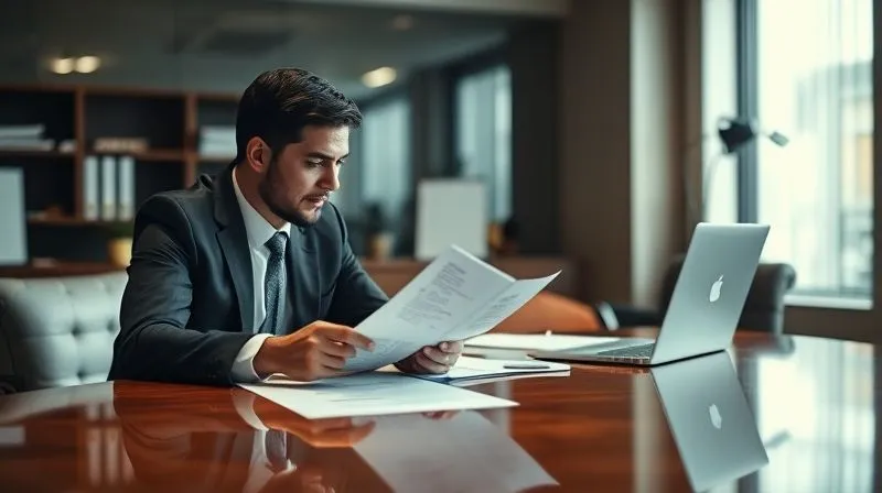 Photorealistic, professional photography, 8K, cinematic lighting, sharp focus on a person consulting with a professional tax advisor across a polished desk, both looking at financial documents, a warm, reassuring atmosphere, depth of field blurring the office background, conveying expert guidance and clarity.
