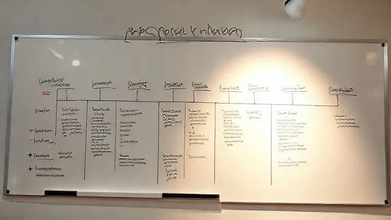 A photorealistic, professional photography, 8K, cinematic lighting, sharp focus, depth of field, shot on a high-end DSLR, showing a clear, organized roadmap or flowchart on a large whiteboard, with various legal and financial milestones marked and successfully completed, illuminated by a spotlight, symbolizing a successful remediation plan and clear path forward for a startup.