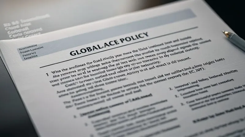 A photorealistic, professional photography, 8K, cinematic lighting, sharp focus, depth of field, shot on a high-end DSLR, depicting a complex global insurance policy document with intricate legal clauses, overlaid with shimmering lines connecting various countries on a subtle world map, symbolizing a unified global coverage strategy.