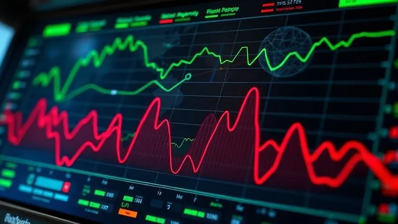 A photorealistic, professional photography, 8K, cinematic lighting, sharp focus, depth of field, shot on a high-end DSLR. A dynamic dashboard display showing real-time API traffic, with green lines representing normal flow and sudden red spikes indicating anomalies. A glowing neural network overlay suggests AI/ML detection. Focus on data visualization and urgency.