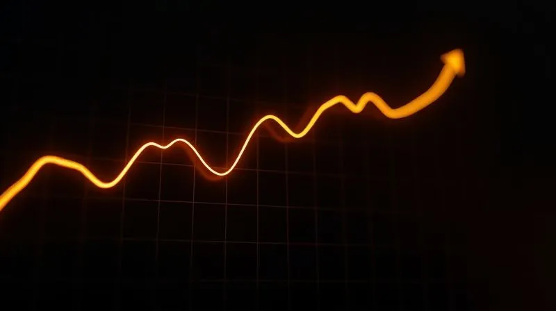 A photorealistic image of a financial graph with an upward-trending income line and an expenses line closely mirroring it, both rising steadily. The lines are presented as glowing, futuristic paths on a dark background, symbolizing the unseen creep. Professional photography, 8K, cinematic lighting, sharp focus, depth of field, shot on a high-end DSLR.