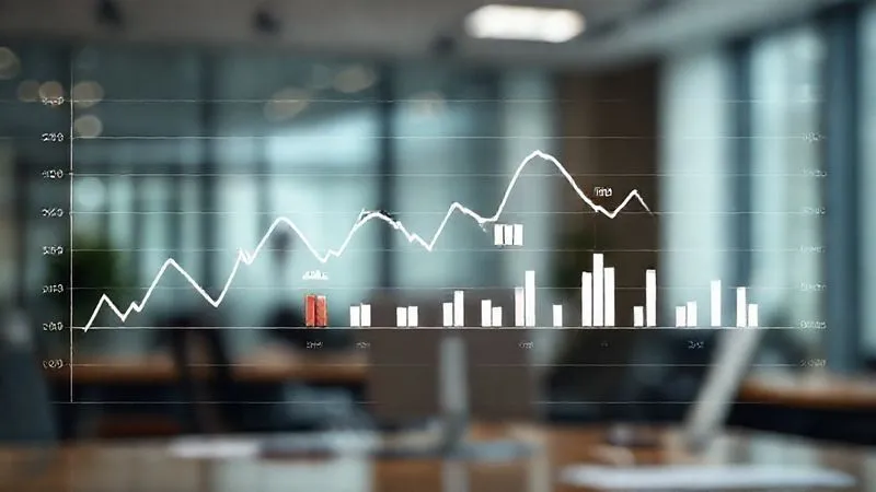 A photorealistic, professional photography, 8K, cinematic lighting, sharp focus, depth of field, shot on a high-end DSLR, depicting a dynamic line graph with an erratic, sharply fluctuating upward and downward trend, symbolizing variable income. Overlaying this graph are several smaller, static bar charts representing fixed quarterly tax payment deadlines, creating a visual tension between the unpredictable income flow and rigid tax obligations. The background is a blurred, modern financial office setting, emphasizing the challenge of managing irregular earnings against fixed financial structures. The overall mood is one of complex but solvable financial challenge.