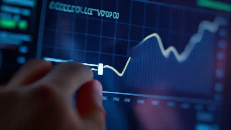 A photorealistic close-up of a hand meticulously adjusting a slider on a digital interface, representing a loan-to-value (LTV) ratio, with a credit score graph in the background showing an upward trend. The scene emphasizes precision and control in financial management. Professional photography, 8K, cinematic lighting, sharp focus, depth of field, shot on a high-end DSLR.