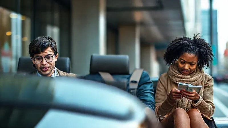 A photorealistic, professional photography, 8K, cinematic lighting, sharp focus, depth of field, shot on a high-end DSLR. A diverse group of people engaged in various side hustles: one person consulting on a laptop, another driving for a ride-share, and a third crafting handmade goods, all against a subtly blurred urban background, symbolizing diverse income streams.
