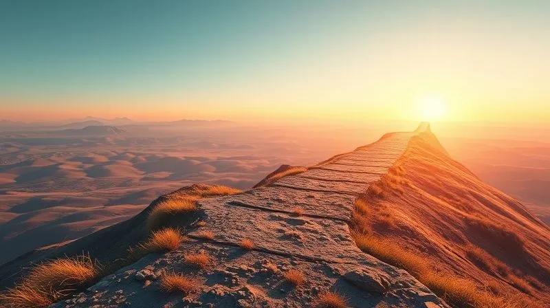 A photorealistic, professional photography, 8K, cinematic lighting, sharp focus, depth of field, shot on a high-end DSLR. Two distinct paths diverging in a futuristic digital landscape, one short and winding with sharp, jagged edges, the other long and smooth with a clear horizon, symbolizing the stark tax differences between short-term and long-term crypto holdings.