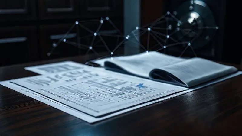 A photorealistic, professional photography, 8K, cinematic lighting, sharp focus, depth of field, shot on a high-end DSLR. A complex, interconnected web of legal documents, blueprints, and financial graphs, subtly glowing with a protective aura. The documents are arranged neatly on a polished dark wood table, with a secure, heavy-duty safe partially visible in the background, suggesting robust and discreet wealth protection strategies. The lighting is focused and emphasizes security and meticulous planning.