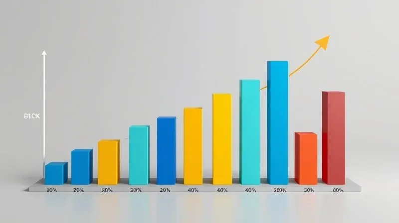 A photorealistic 3D bar chart showing a portfolio's asset allocation changing over time from 80% single stock to 40% single stock and 60% diversified assets (bonds, real estate, other equities), with clear labels and a positive trend line, cinematic lighting, sharp focus, 8K hyper-detailed.