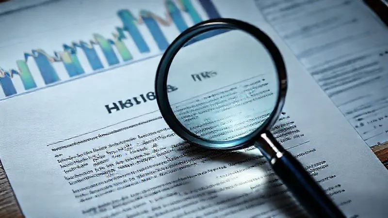 A photorealistic image of a magnifying glass hovering over a complex IRS document, highlighting specific clauses, with a subtle background of financial charts. Cinematic lighting, sharp focus on the document, depth of field, 8K, shot on a high-end DSLR.